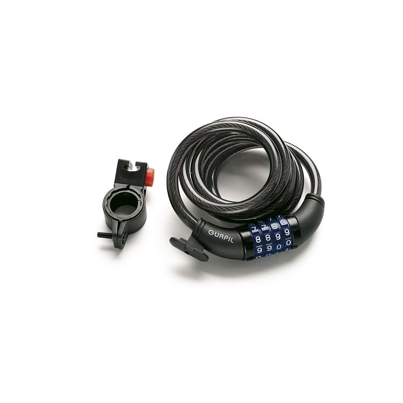 CANDADO EN ESPIRAL CON COMBINACION